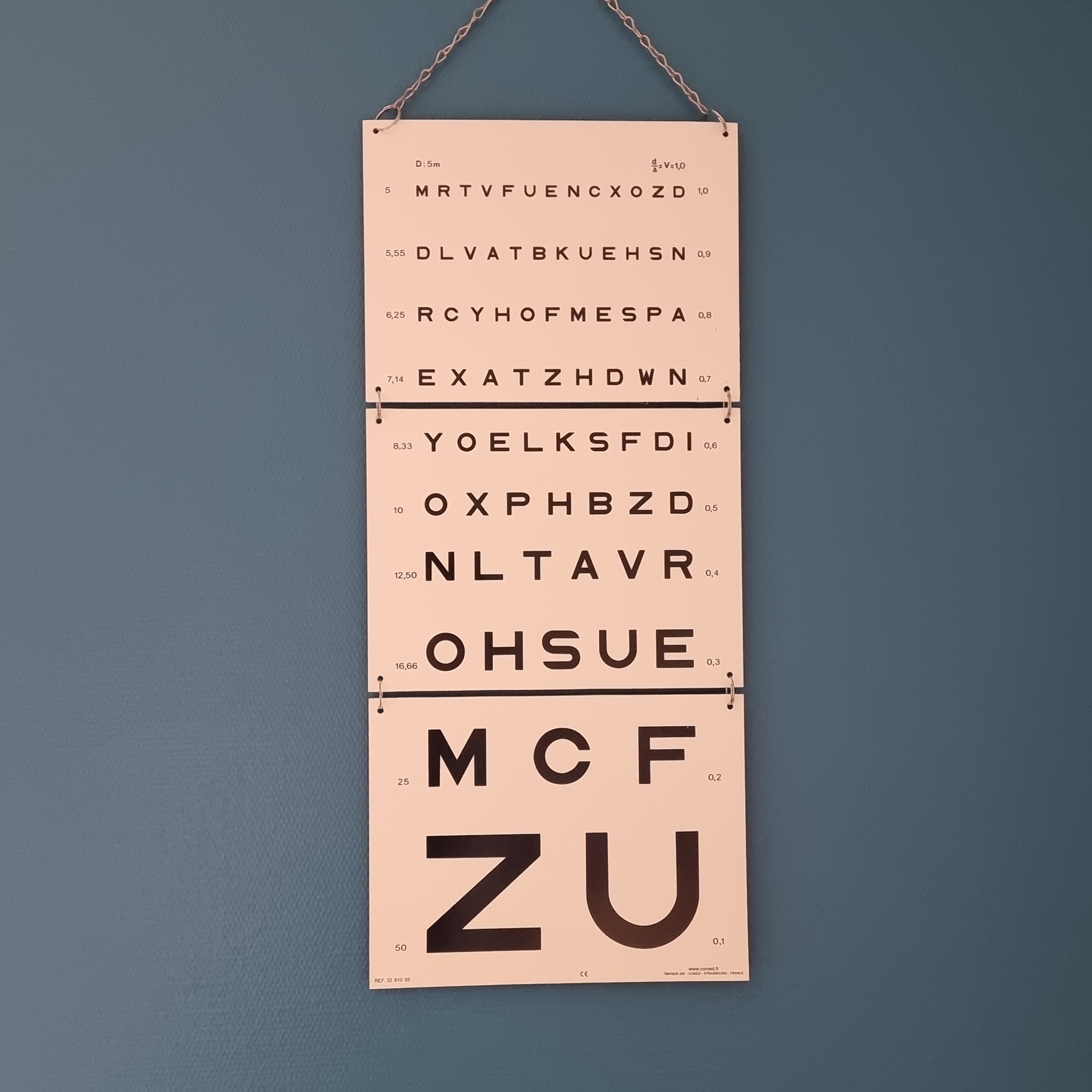 Photo échelle Monoyer